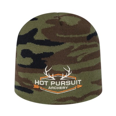 Woodland Camouflage Knit Beanie